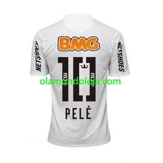 Camisola Santos PELE 10 -2012 Retro Homem Equipamento Primeiro 2011 Manga Curta